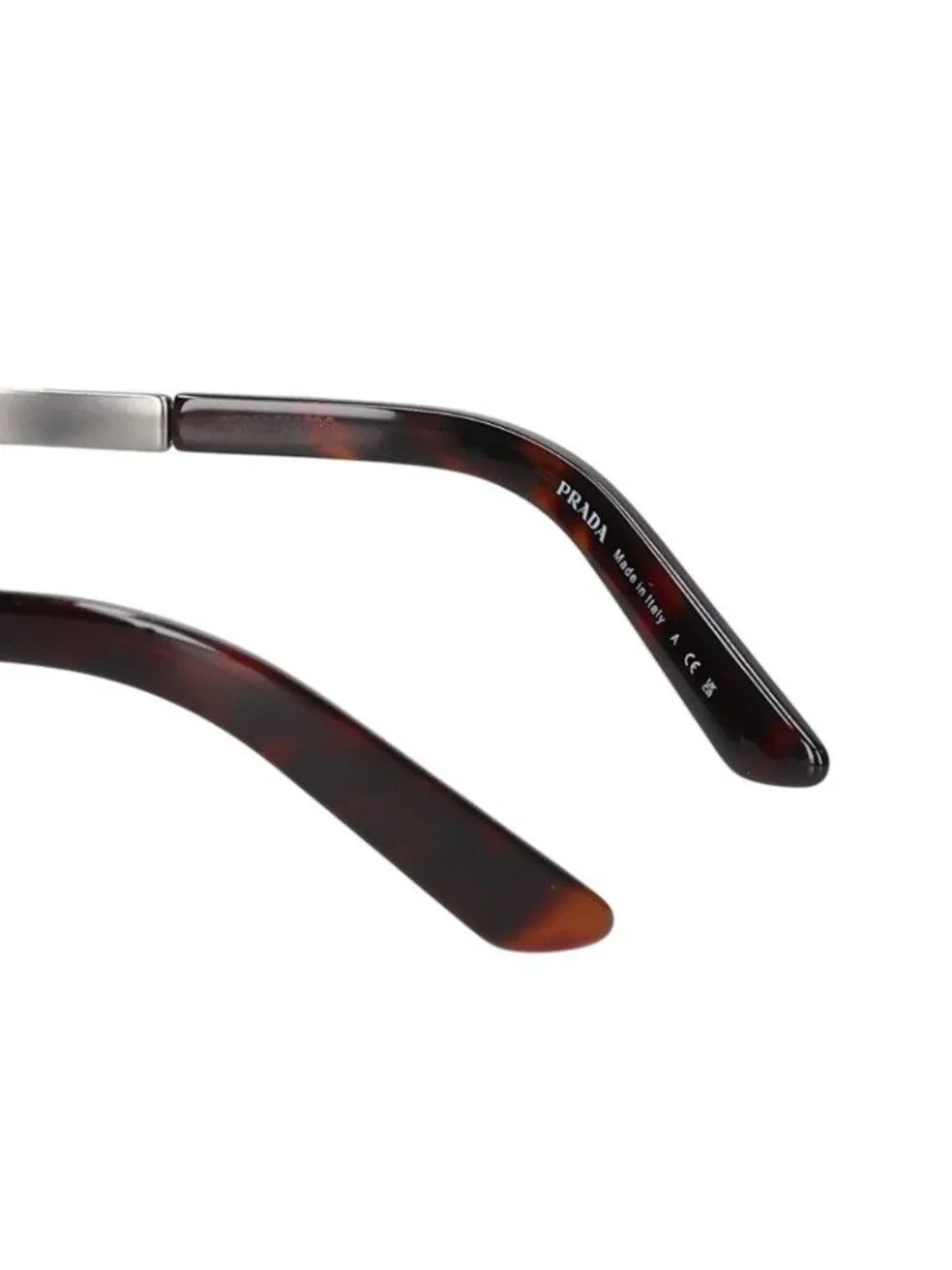 Prada Iconic Metal Plaque Sunglasses Eyewear